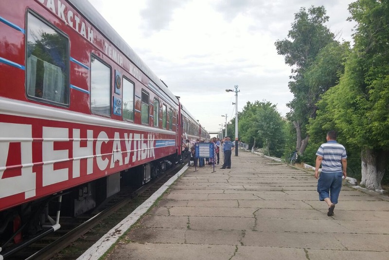 ​«Денсаулық пойызы» өз жұмысын Маңғыстау облысының Тұрыш стансасынан бастайды 