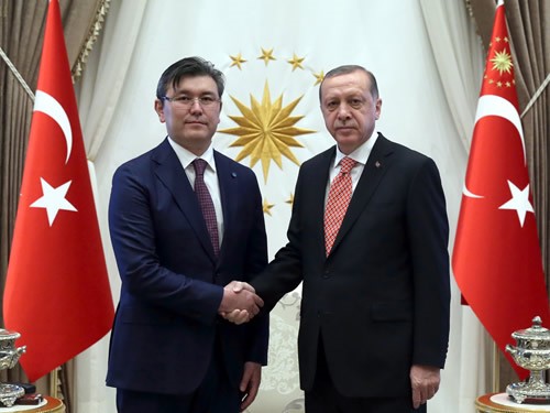 Қазақстан Елшісі Түркия президентіне сенім грамотасын табыстады