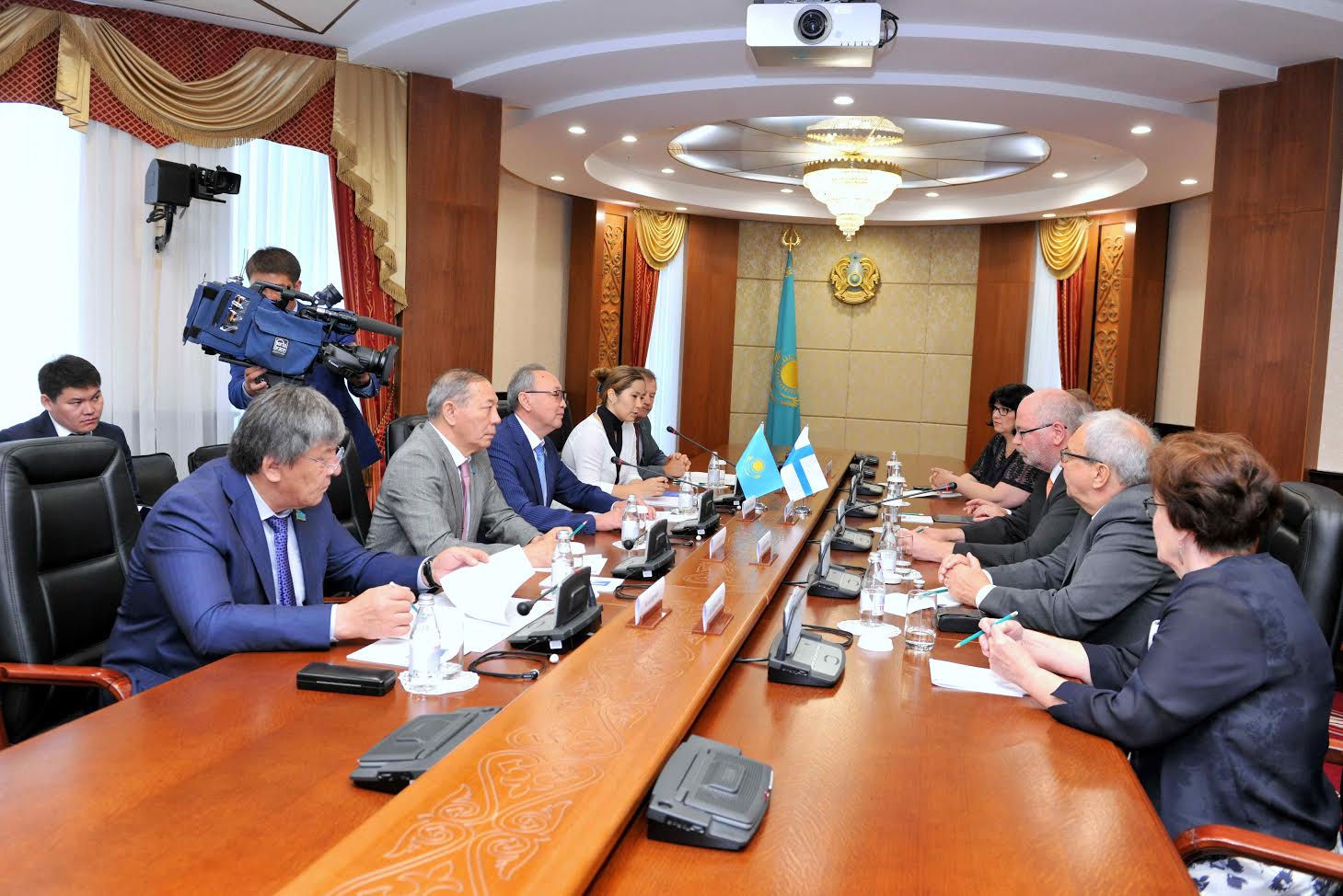 Сенат Төрағасының орынбасары Финляндия Республикасы Парламентінің депутатымен кездесті