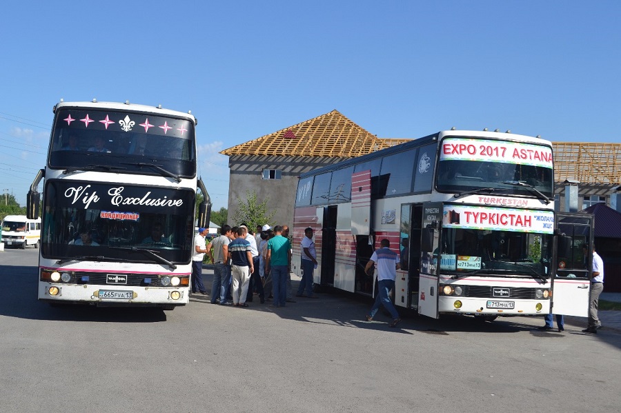 Түркістандағы «Жолаушы» ЖШС 100 қызметкері  ЭКСПО-ға аттанды