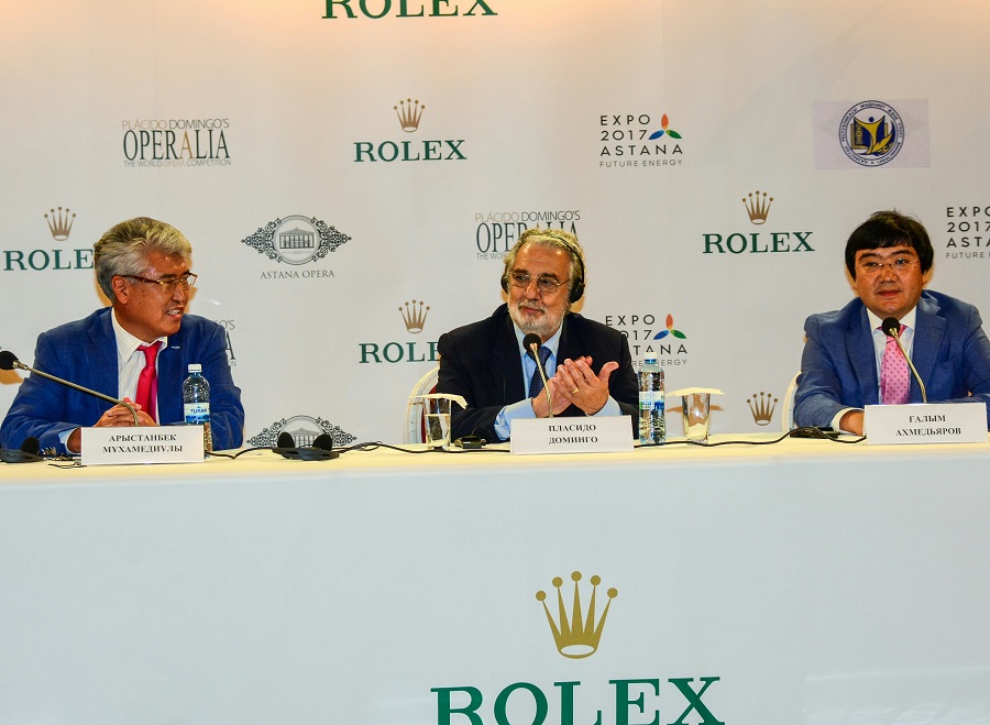 Астанада Пласидо Домингоның «Опералия» халықаралық байқауы басталды