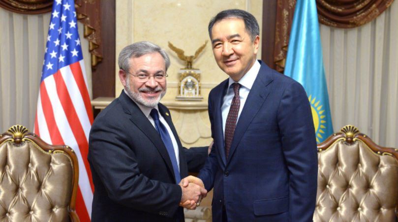 Сағынтаев АҚШ энергетика министрінің орынбасарымен кездесті