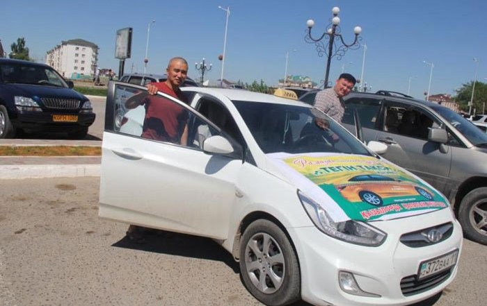 Талдықорғанда айт күндері 70 такси тегін қызмет көрсетеді