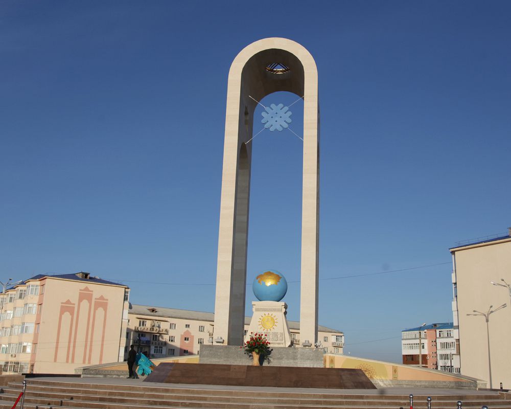 Тараздағы Тәуелсіздік монументі туралы