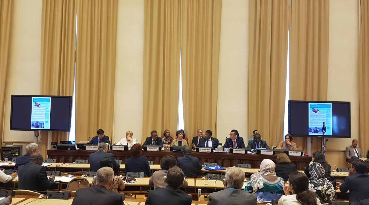 Сенатор С.Бектұрғанов Дүниежүзілік денсаулық сақтау ассамблеясының сессиясына қатысты