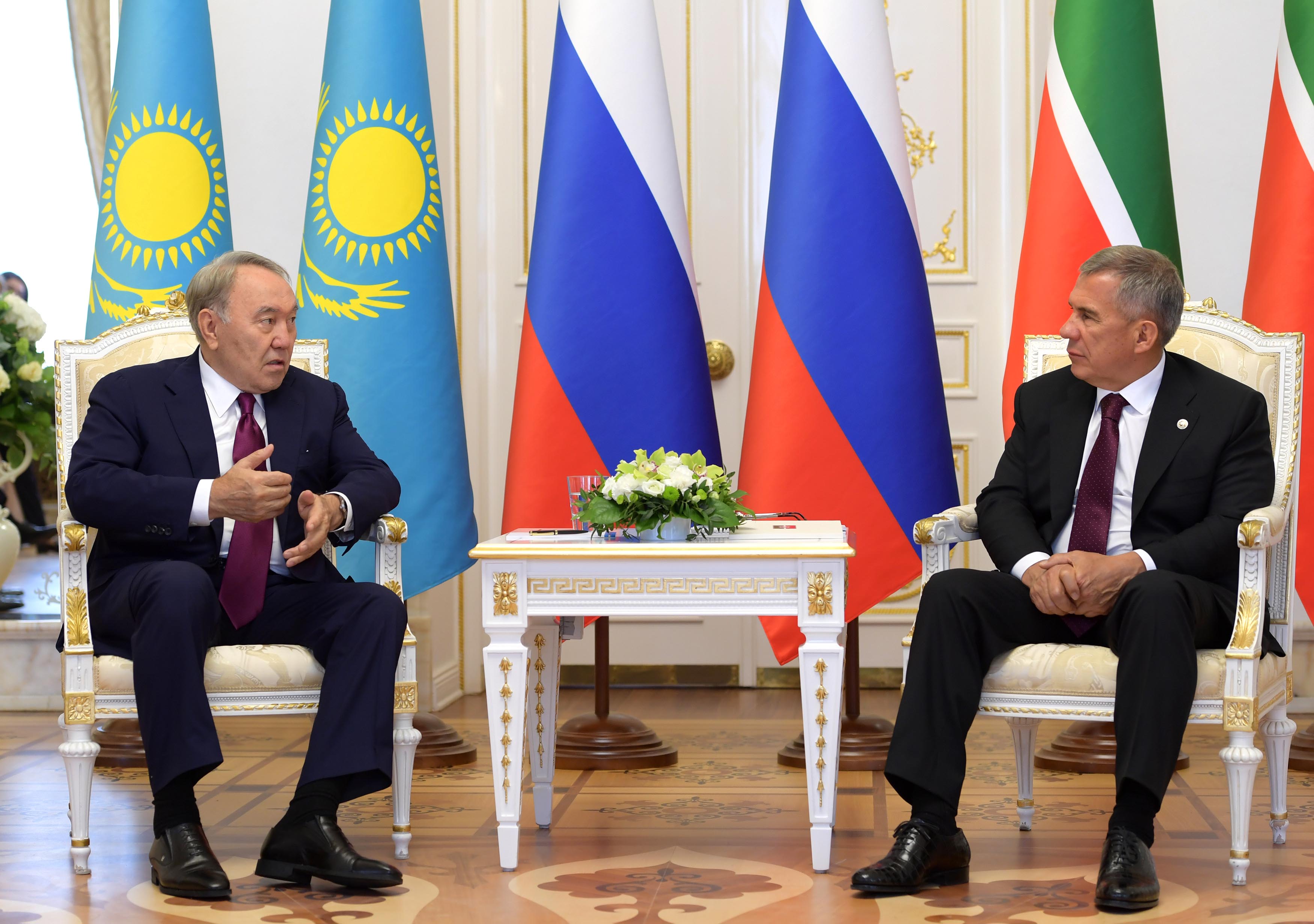 Нұрсұлтан Назарбаев Татарстан Республикасының Президентімен кездесті