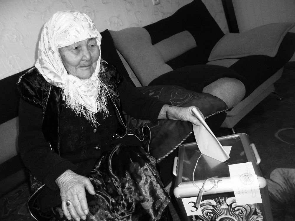 Жамбылда 108 жастағы әже тұрады

