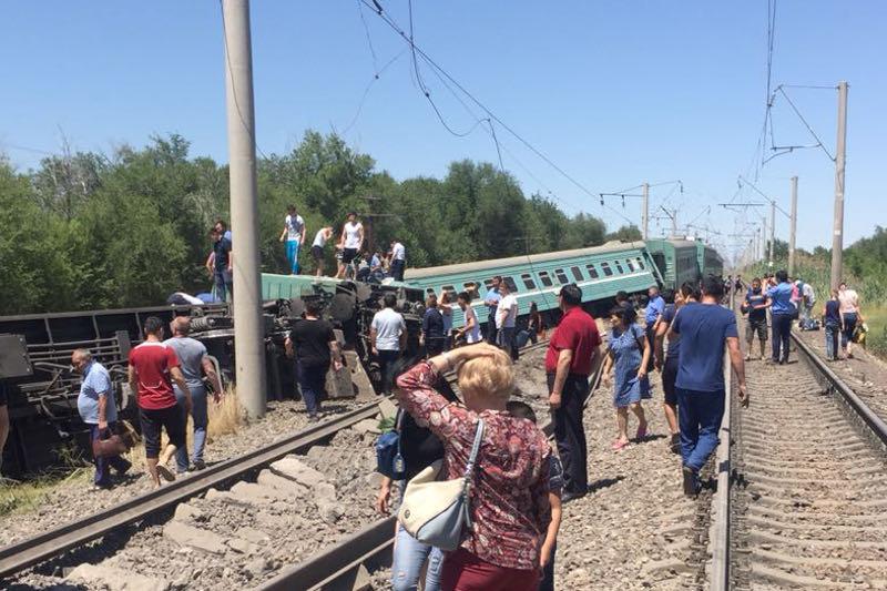 Шуда болған пойыз апатының алдын ала нәтижесі белгілі болды