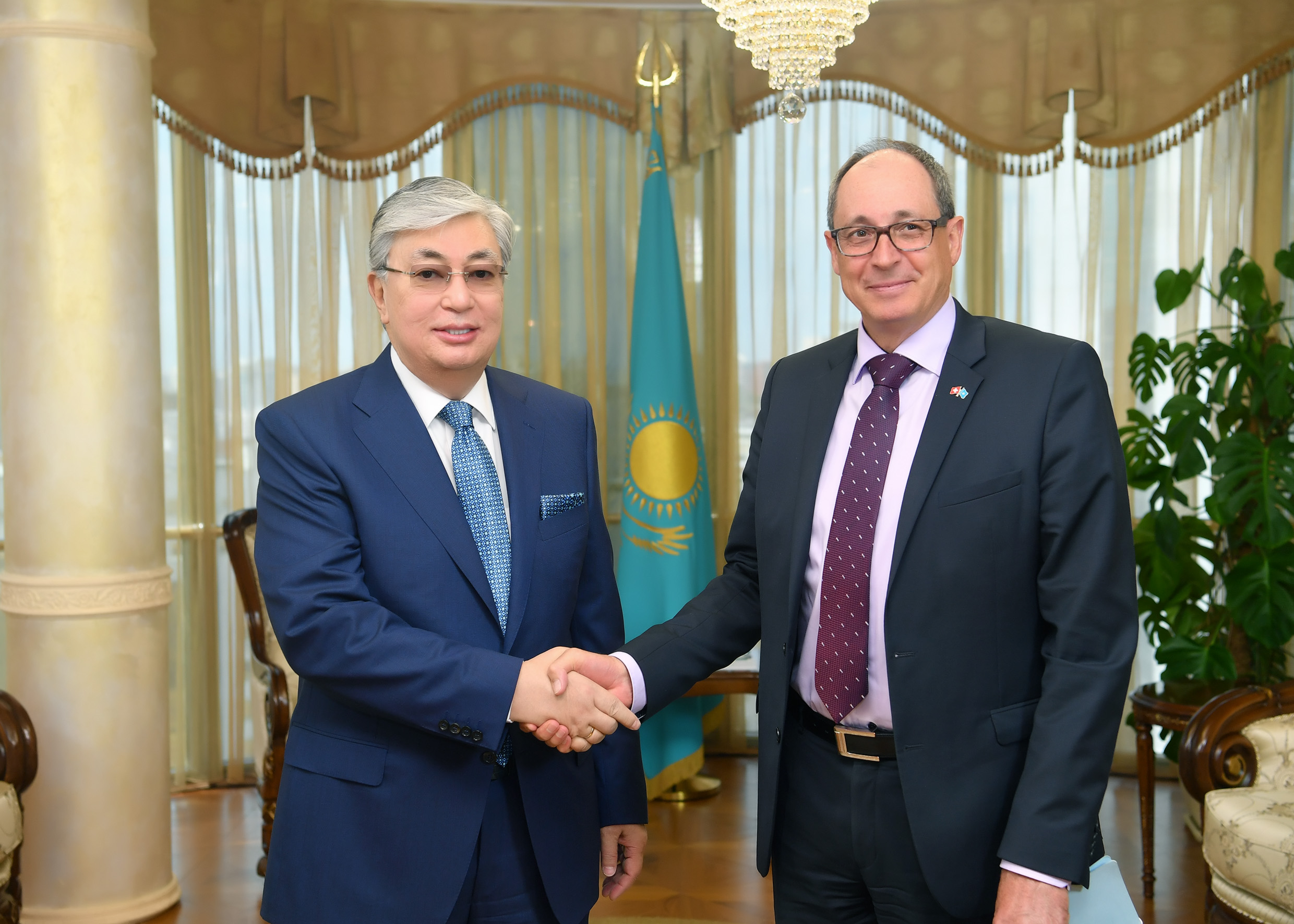 Қ. Тоқаев Швейцария Елшісін қабылдады