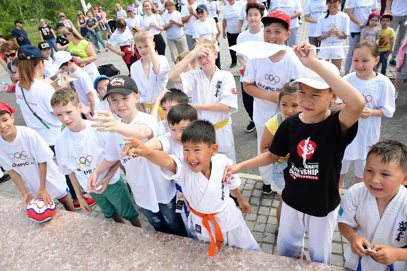 Қазақстан халқы дәстүрлі халықаралық Олимпиада күнін атап өтуде