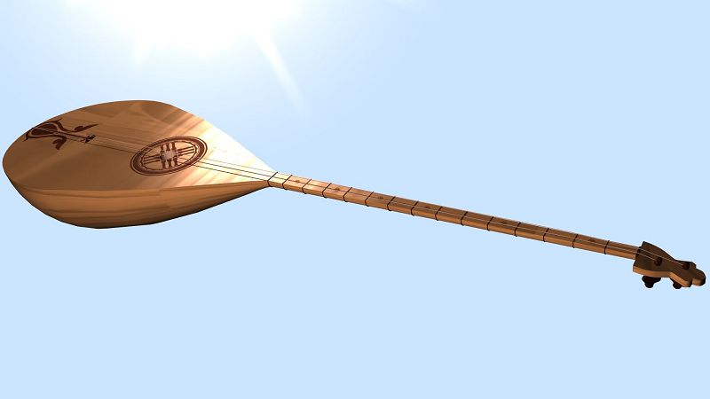 Елбасына сыйға тартқан домбыра