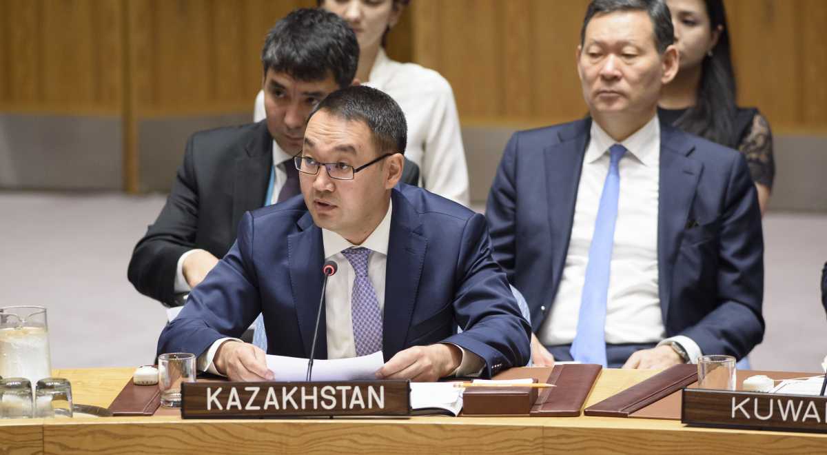 Қазақстан БҰҰ Қауіпсіздік Кеңесіне климаттың өзгеруі мәселелеріне қатысты өз көзқарасын ұсынды