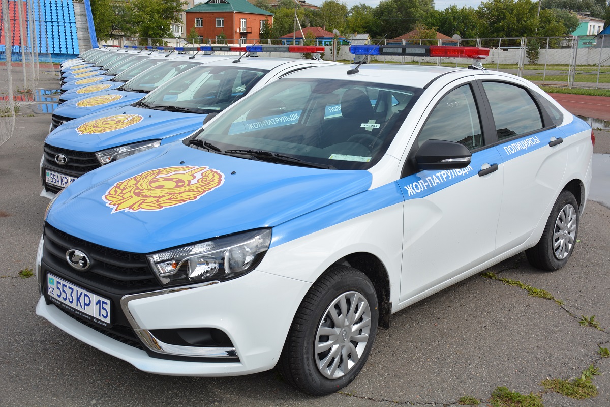 Солтүстік Қазақстан полицейлеріне 11 қызметтік көлік берілді