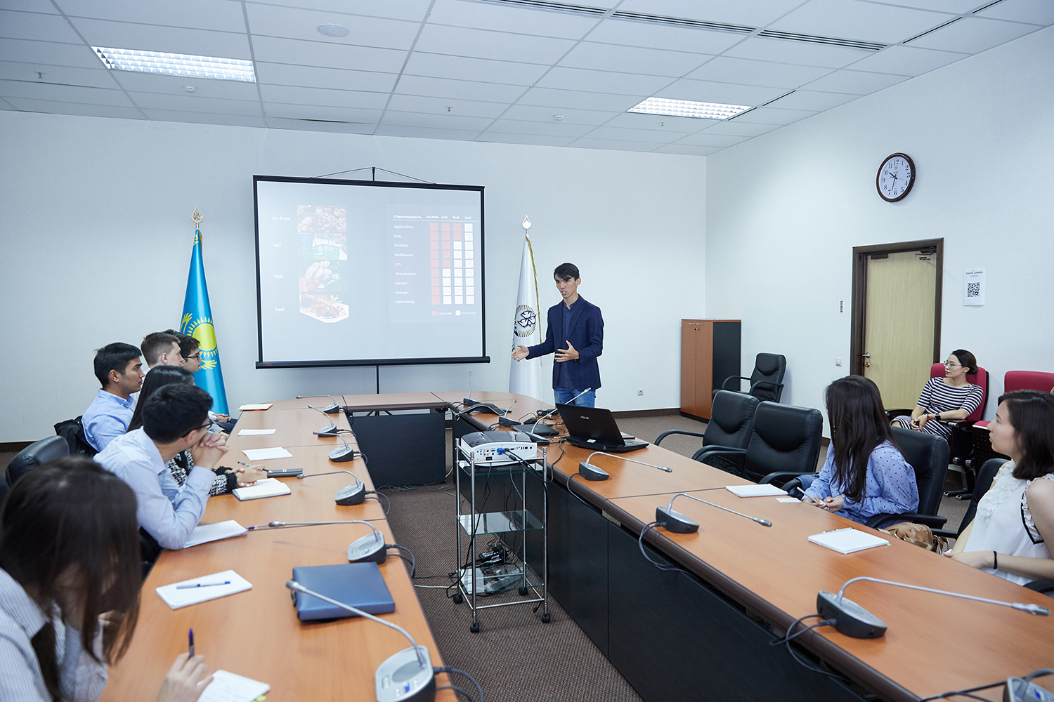 Microsoft «Самұрық-Қазынадан» тағылымдамадан өтуші жастарға дәріс оқыды