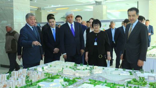 Б. Сағынтаев Алматы облысында Нұркент жаңа қаласын дамытудың бас жоспарымен танысты