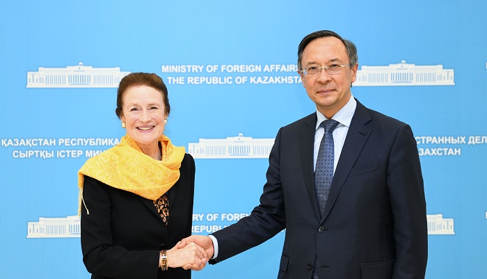 Сыртқы істер министрі ЮНИСЕФ басшысымен кездесті