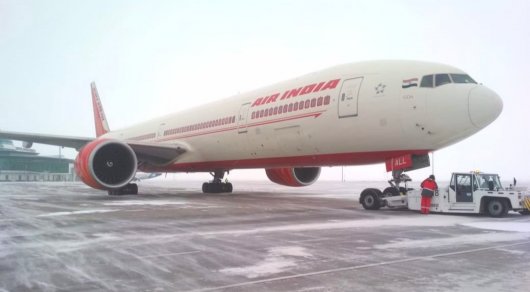 Бүгін Air India ұшағы шұғыл Астана әуежайына қонды