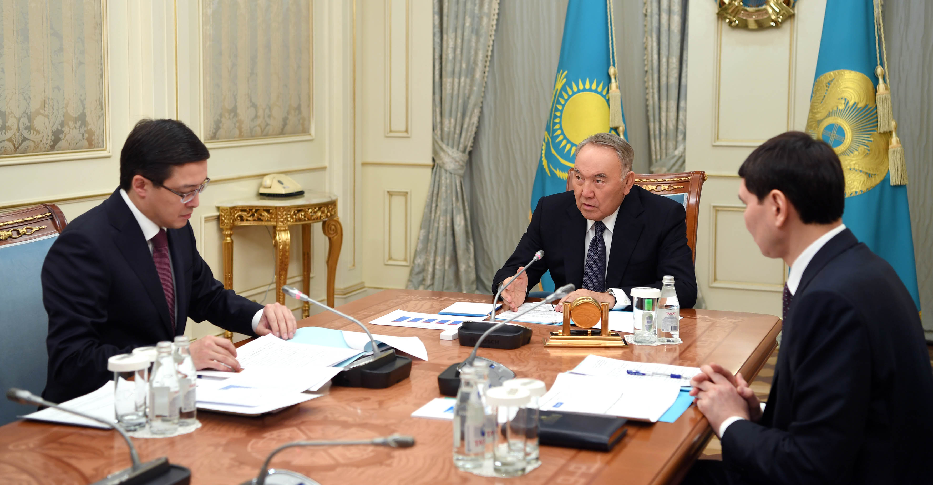 Қазақстан Президенті Ұлттық банк төрағасы Данияр Ақышевті қабылдады