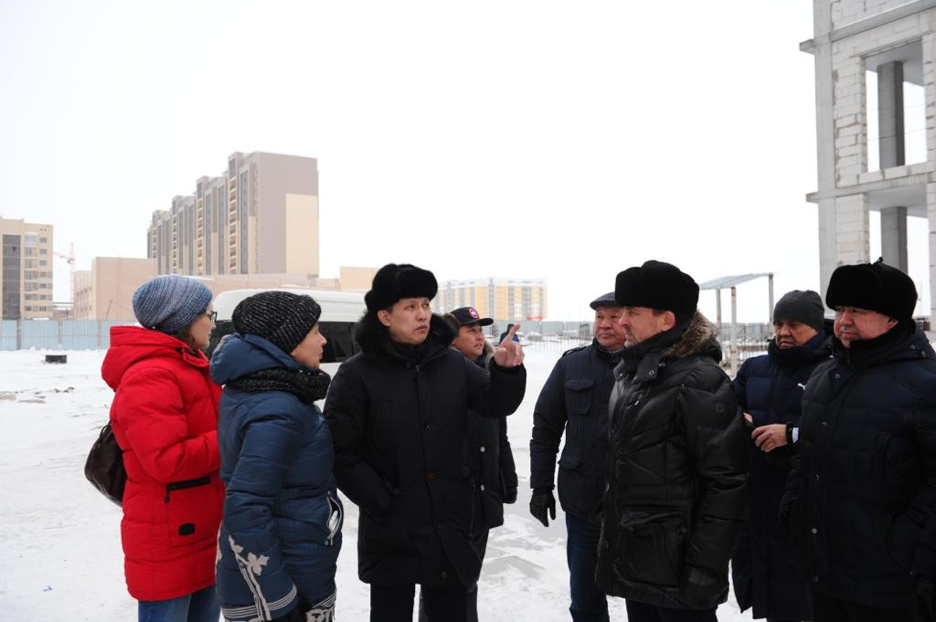 Бақыт Сұлтанов Астанадағы құрылыс нысандарын аралады