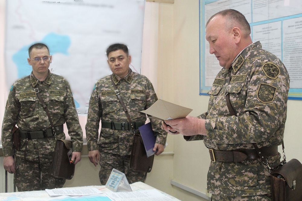 «Батыс» өңірлік қолбасшылығында әскерилер бірлескен штабтық жаттығуларды өткізуде