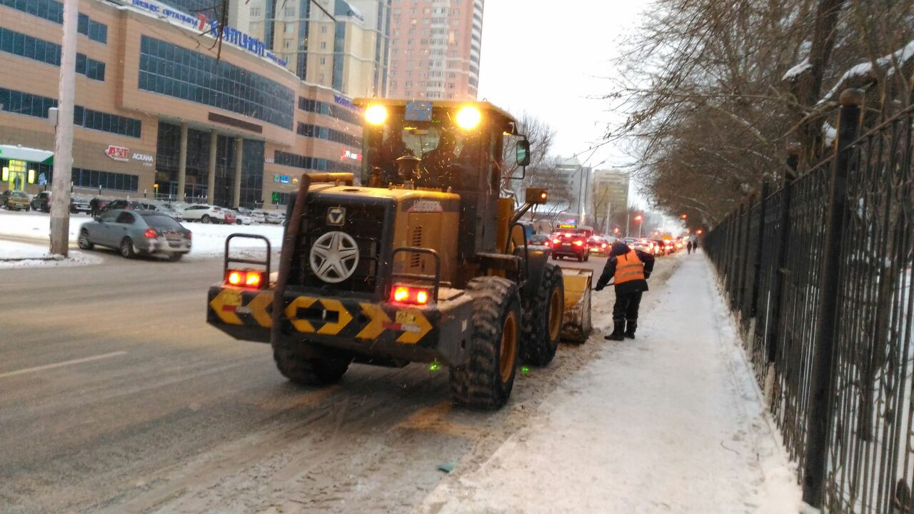 Өткен тәулікте 29 мың текше метрден астам қар жиналды