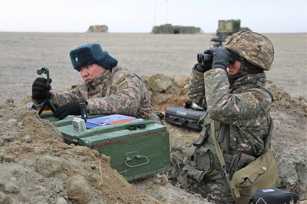 «Батыс» өңірлік қолбасшылығының әскери бөлімдері дабыл бойынша көтерілді
