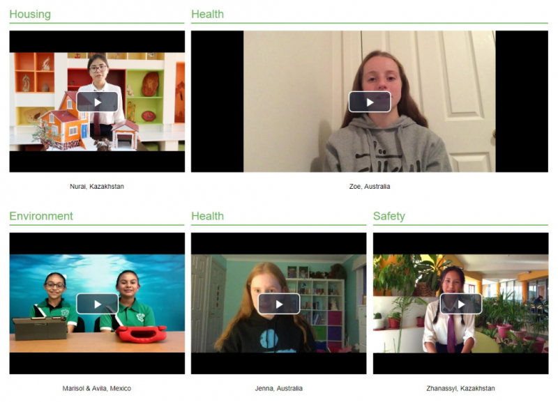 ЭЫДҰ ресми сайтында НЗМ оқушыларының бейнероликтері жарияланды