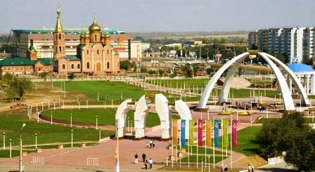 Азық-түлік тиелген автокөлік керуені Ақтөбеден Арысқа аттанды