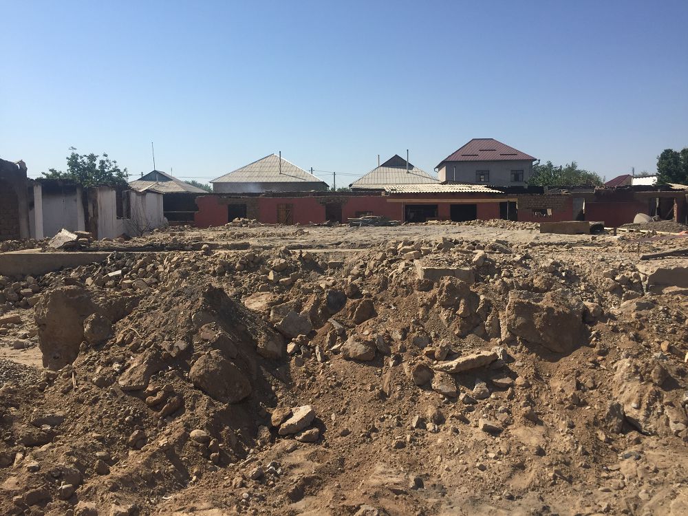 Залал келген баспаналарды қалпына келтірді