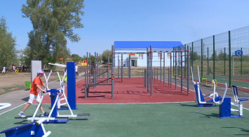 Cолтүстік Қазақстанның шалғай ауданында көпсалалы спорт алаңы ашылды