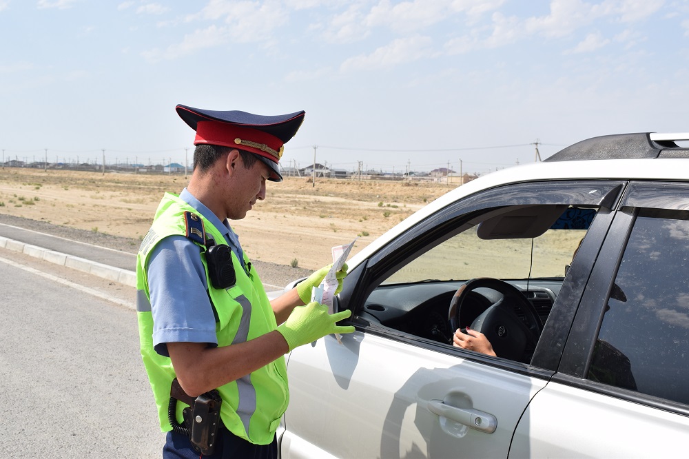 Маңғыстауда «Қауіпсіз жол» акциясында бір күнде 806 құқықбұзушылық анықталды