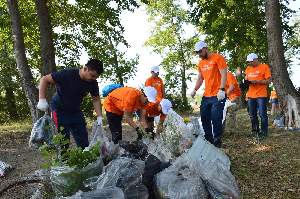 Экологиялық акцияны кеншілер де қолдады