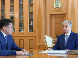 Президент Шымкент қаласының әкімі Ерлан Айтахановты қабылдады