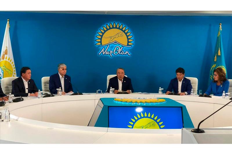 «Nur Otan» партиясы Саяси кеңесі Бюросының отырысы басталды