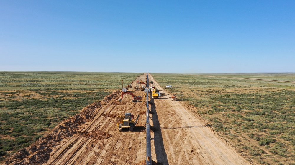 «Сарыарқа» газ құбырының 75 %-ы тартылды