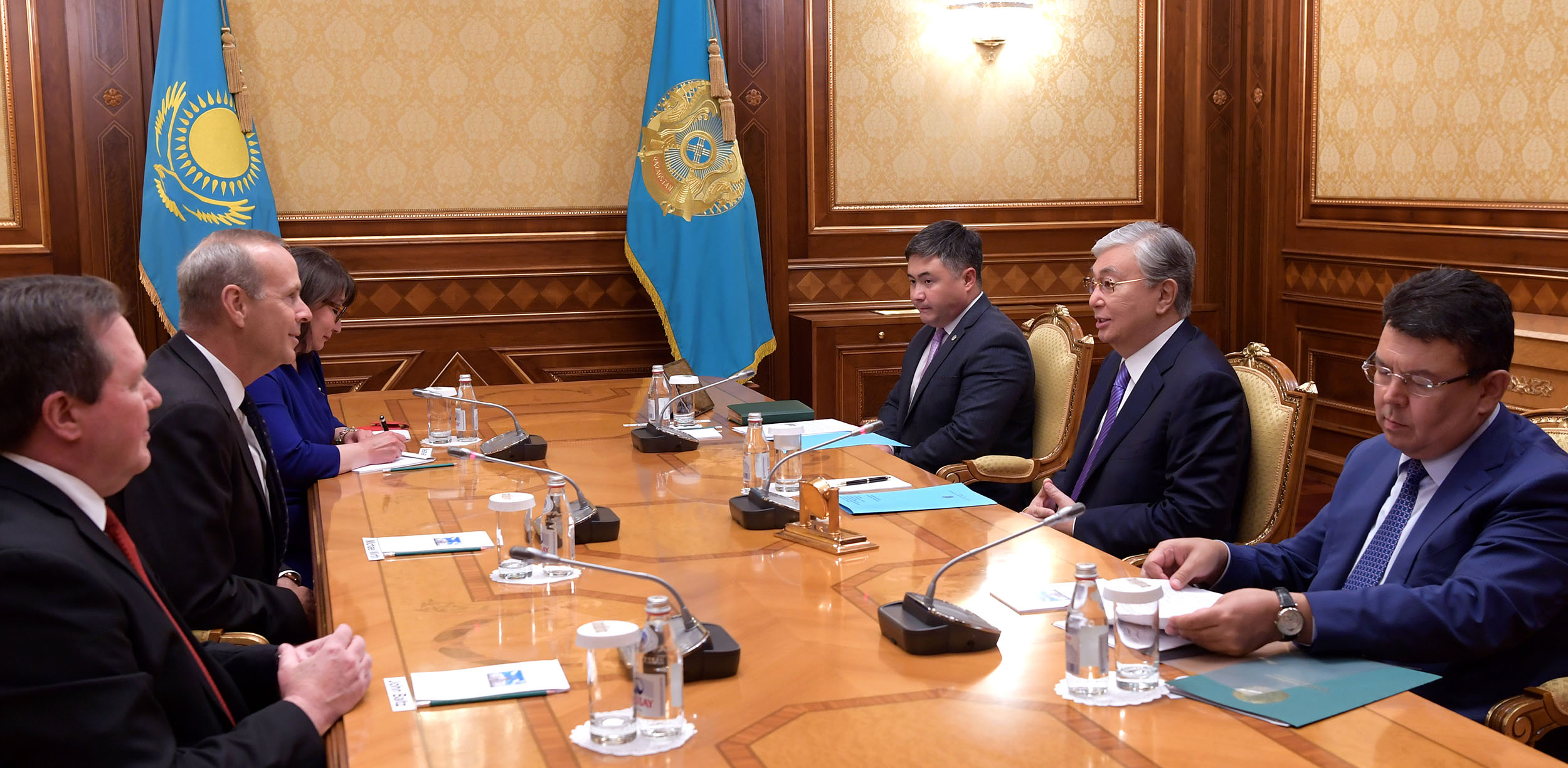 Президент «Шеврон» компаниясының бас атқарушы директоры Майкл Уиртті қабылдады