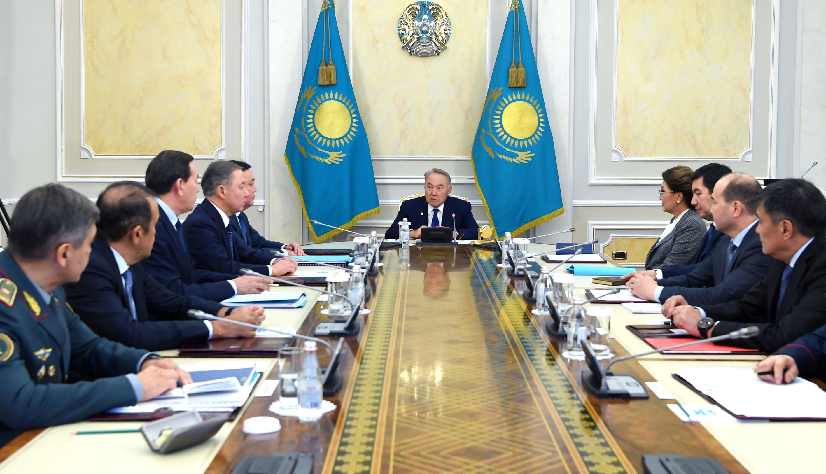 Елбасының төрағалығымен Қауіпсіздік Кеңесінің отырысы өтті