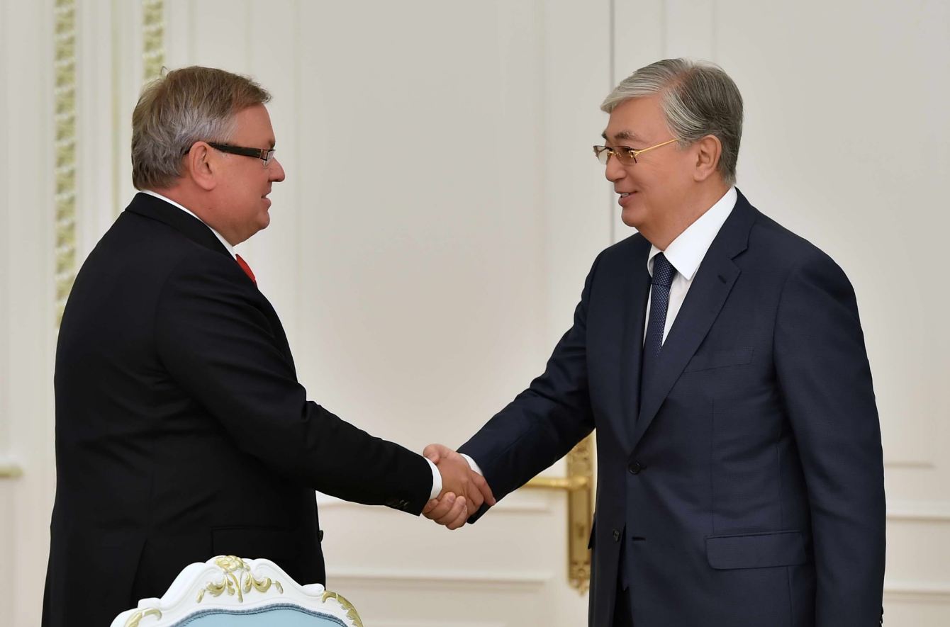 Мемлекет басшысы «ВТБ Банкі» ЖАҚ Басқарма төрағасын қабылдады