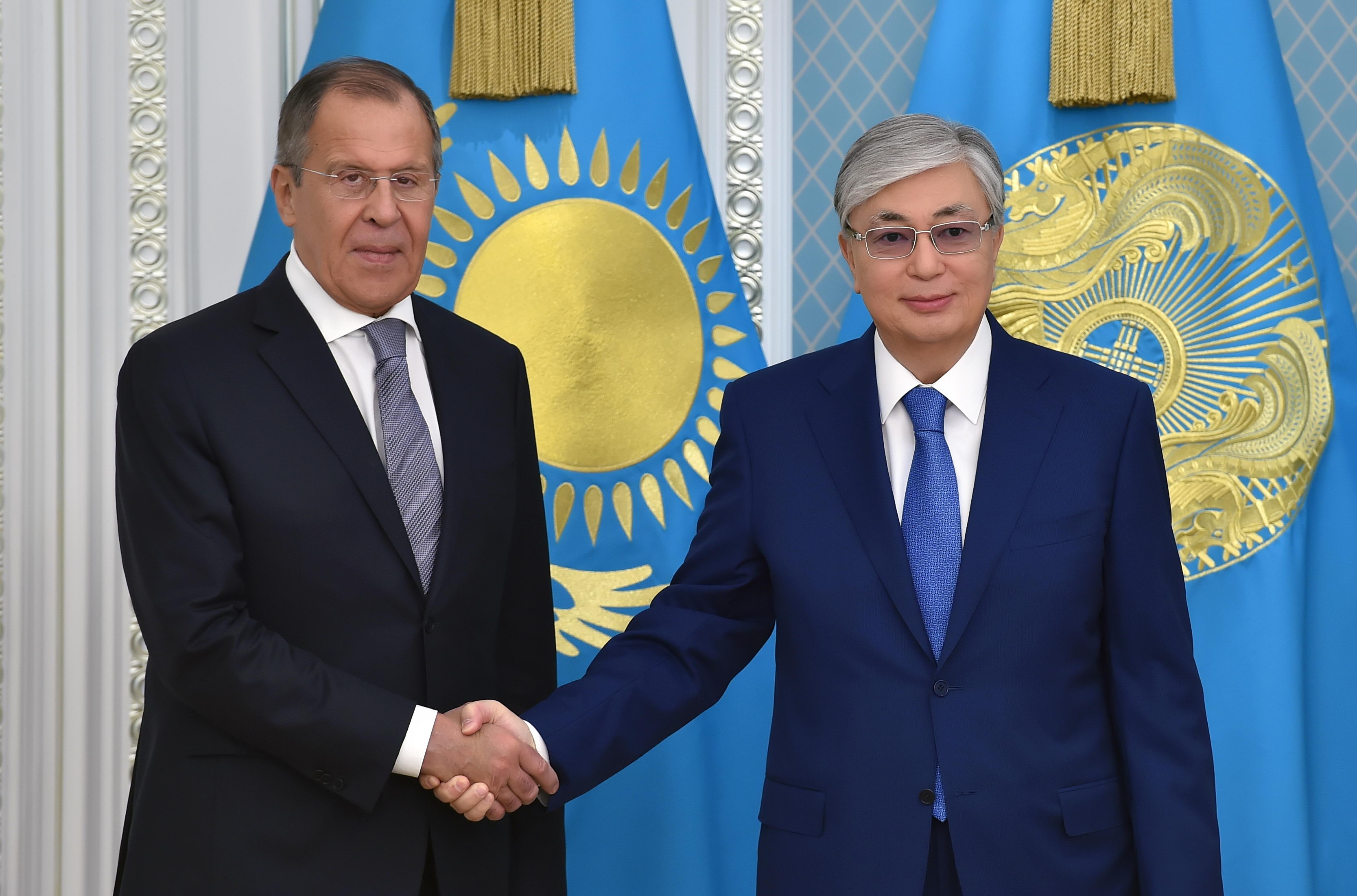 Қасым-Жомарт Тоқаев Ресей Федерациясының Сыртқы істер министрін қабылдады