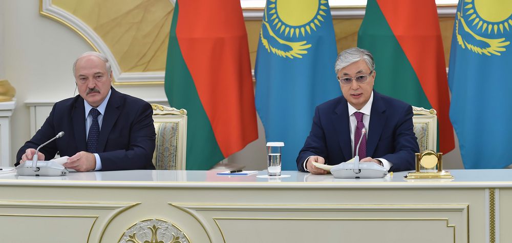 Қазақстан мен Беларусь Президенттері БАҚ өкілдері үшін баспасөз мәслихатын өткізді