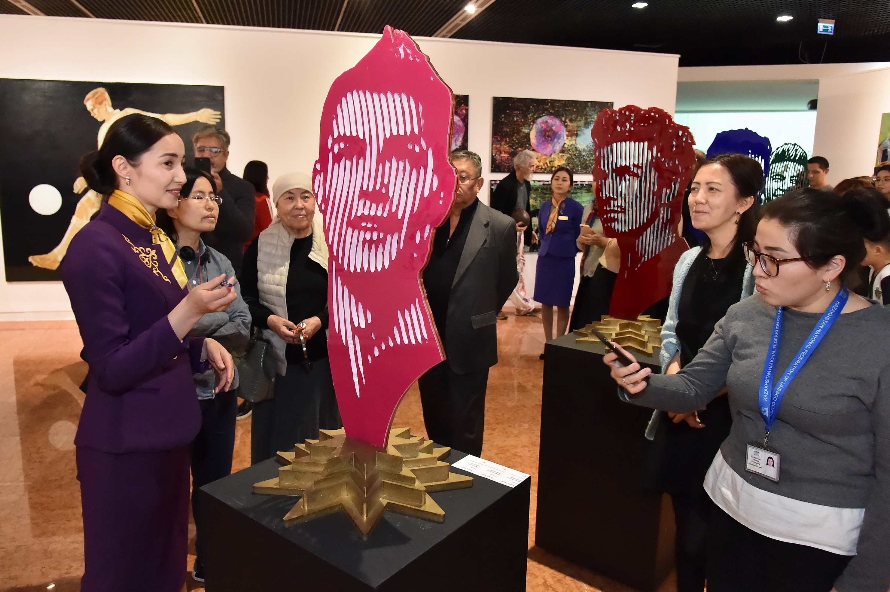 Ұлттық музейде «Өнердегі доп» арт-көрмесі ашылды