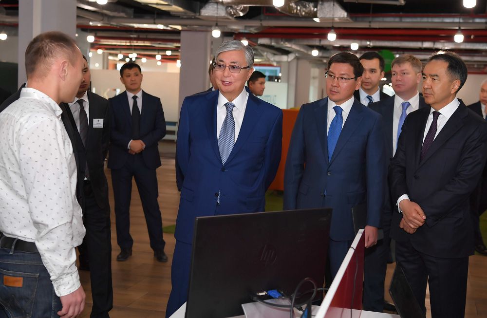 Президент «Tech Garden» инновациялық кластер орталығының жұмысымен танысты