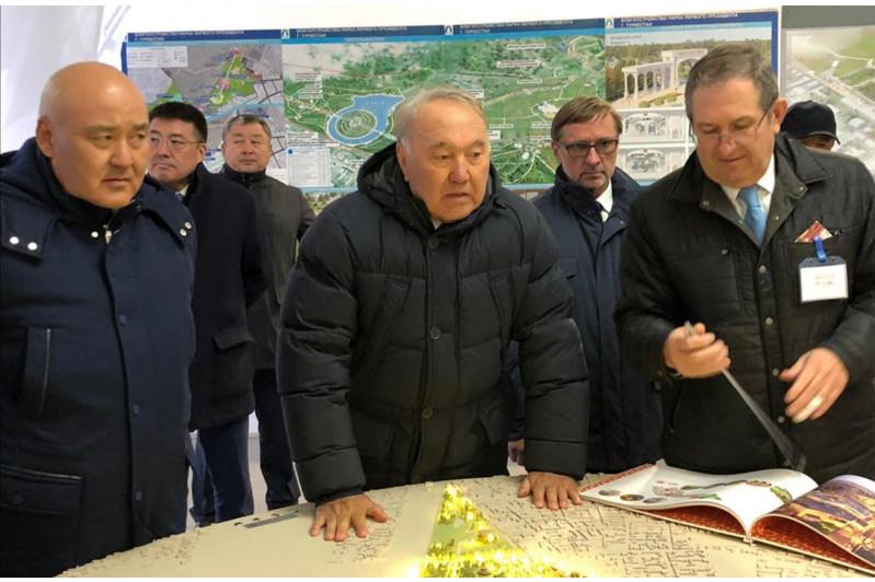 Нұрсұлтан Назарбаев Түркістандағы «Күлтөбе» қалашығының жобасымен танысты