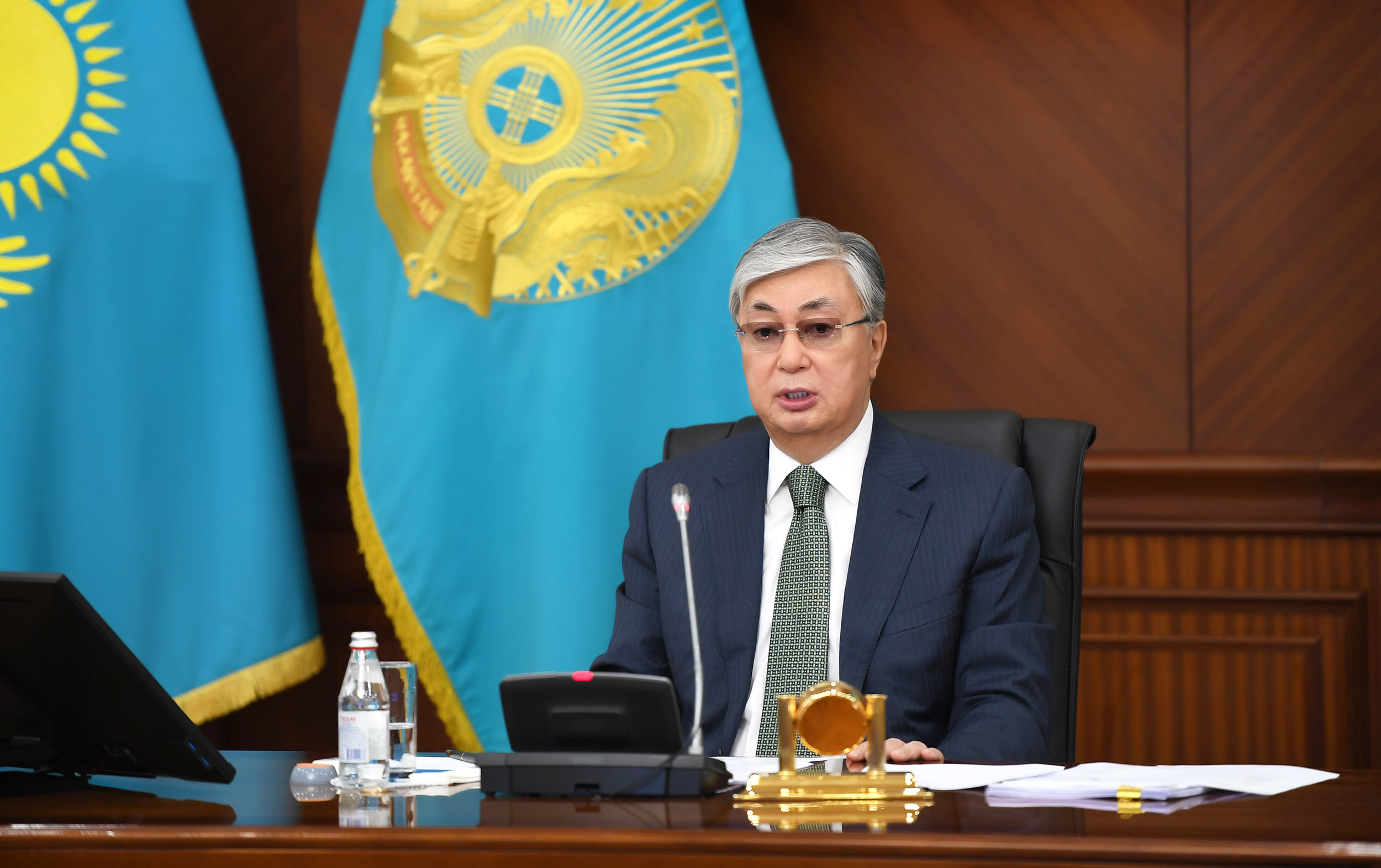 Президент ведомстволар басшыларының есебін тыңдады