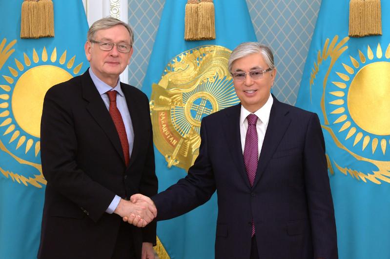 Президент Словенияның бұрынғы президентімен өзекті халықаралық мәселелерді талқылады