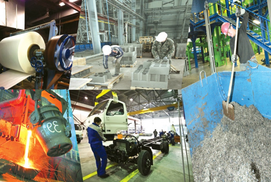 Өңдеу өнеркәсібінің өндіріс көлемі алғаш рет 1 трлн теңгеден асты