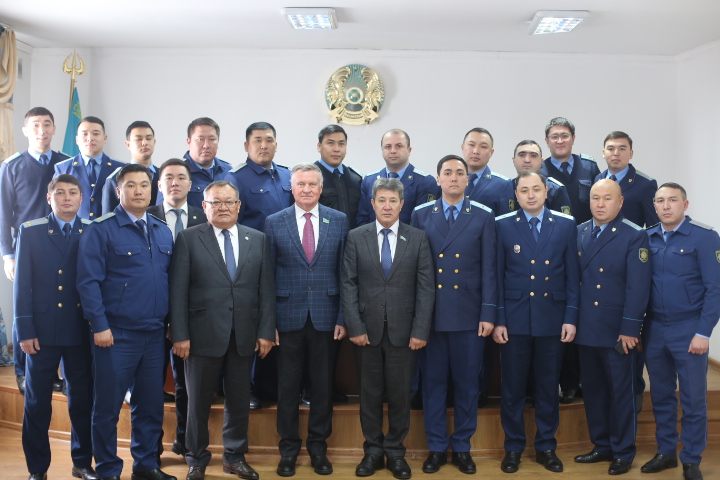 Владимир Волков Еңбекшіқазақ ауданына барды