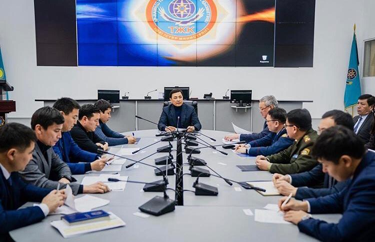 Алтай Көлгінов ауа райының күрт нашарлауына байланысты кеңес өткізді
