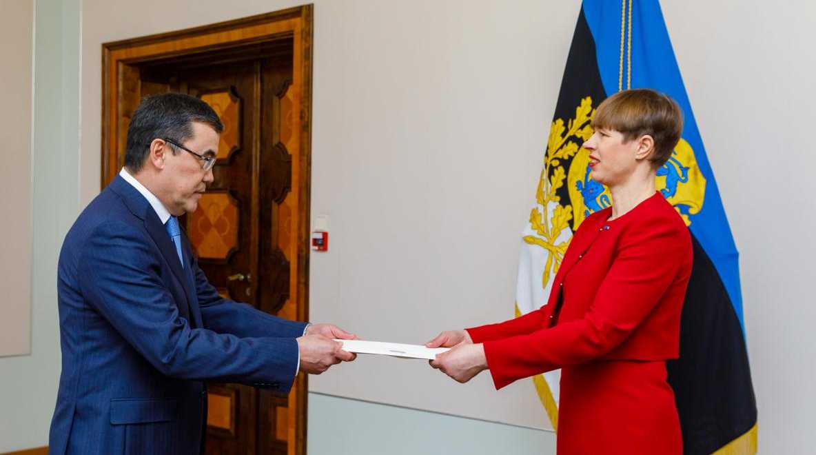 Нұрлан Сейтімов Керсти Кальюлайдқа сенім грамоталарын тапсырды