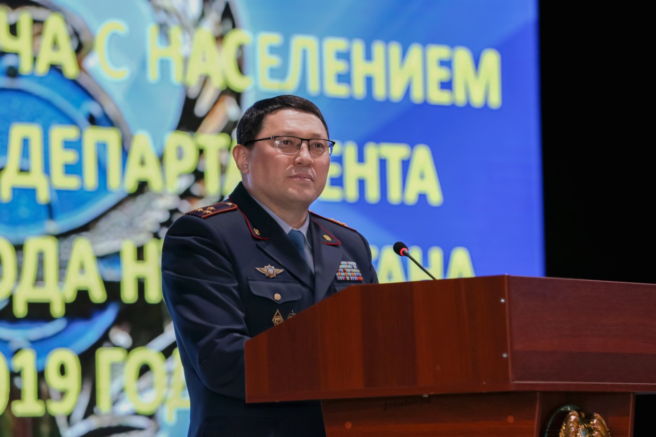 Елорданың бас полицейі халық алдында есеп беру кездесуін өткізді
